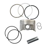 رینگ و پیستون180cc آپاچی TVSنیمه تفلون/piston ring set  TVS Apache 180cc half grafite